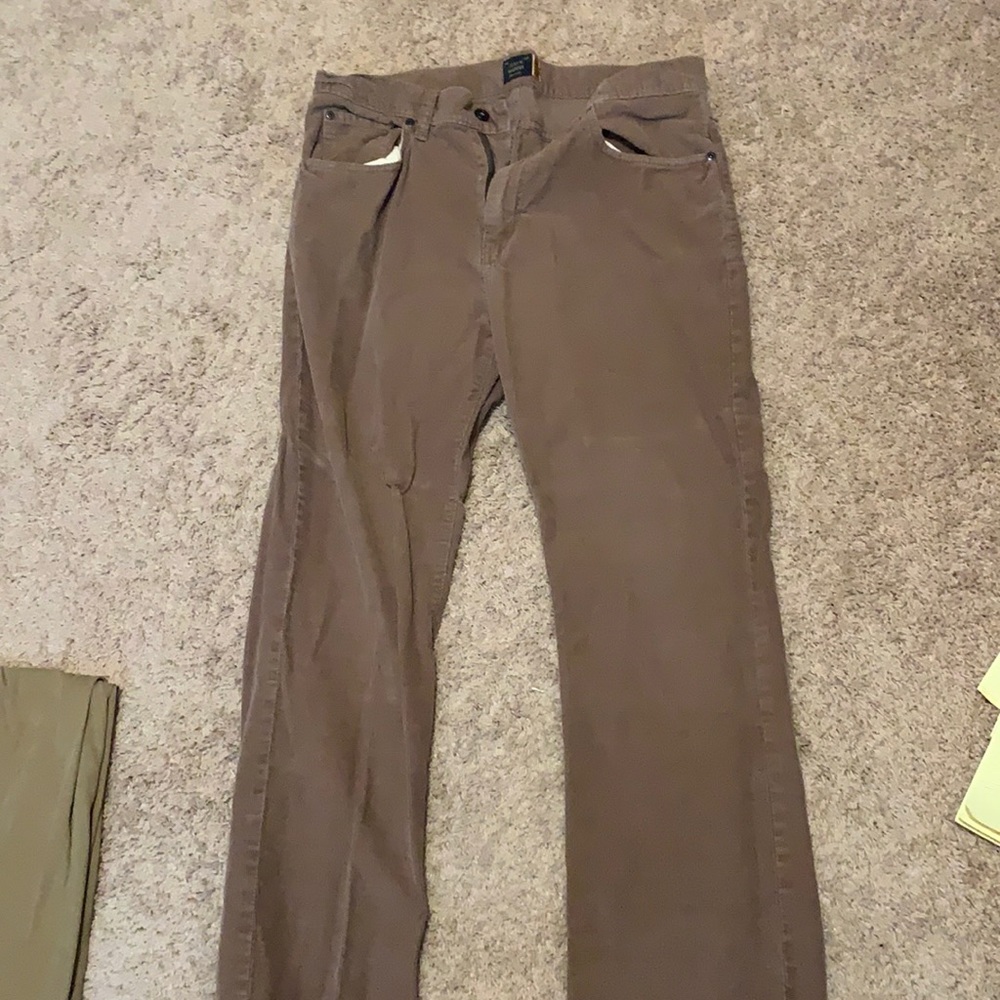 J. Crew Corduroys Khaki 34x32 pants